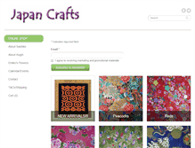 Tablet Screenshot of japancrafts.co.uk